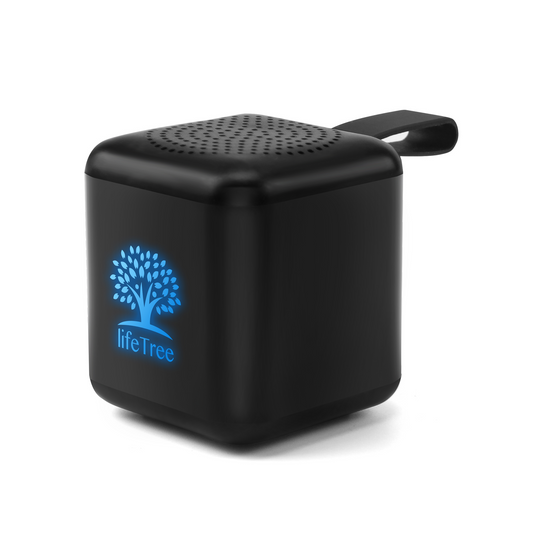 M23 MINI CUBE BLUETOOTH SPEAKER WITH LIGHT UP LOGO