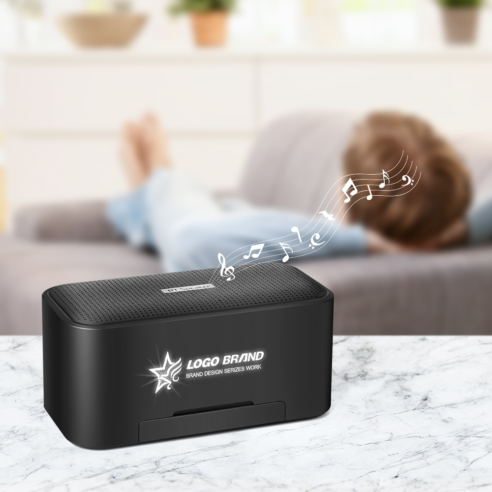 M6L MOBILE STAND BLUETOOTH SPEAKER WITH LIGHT UP LOGO