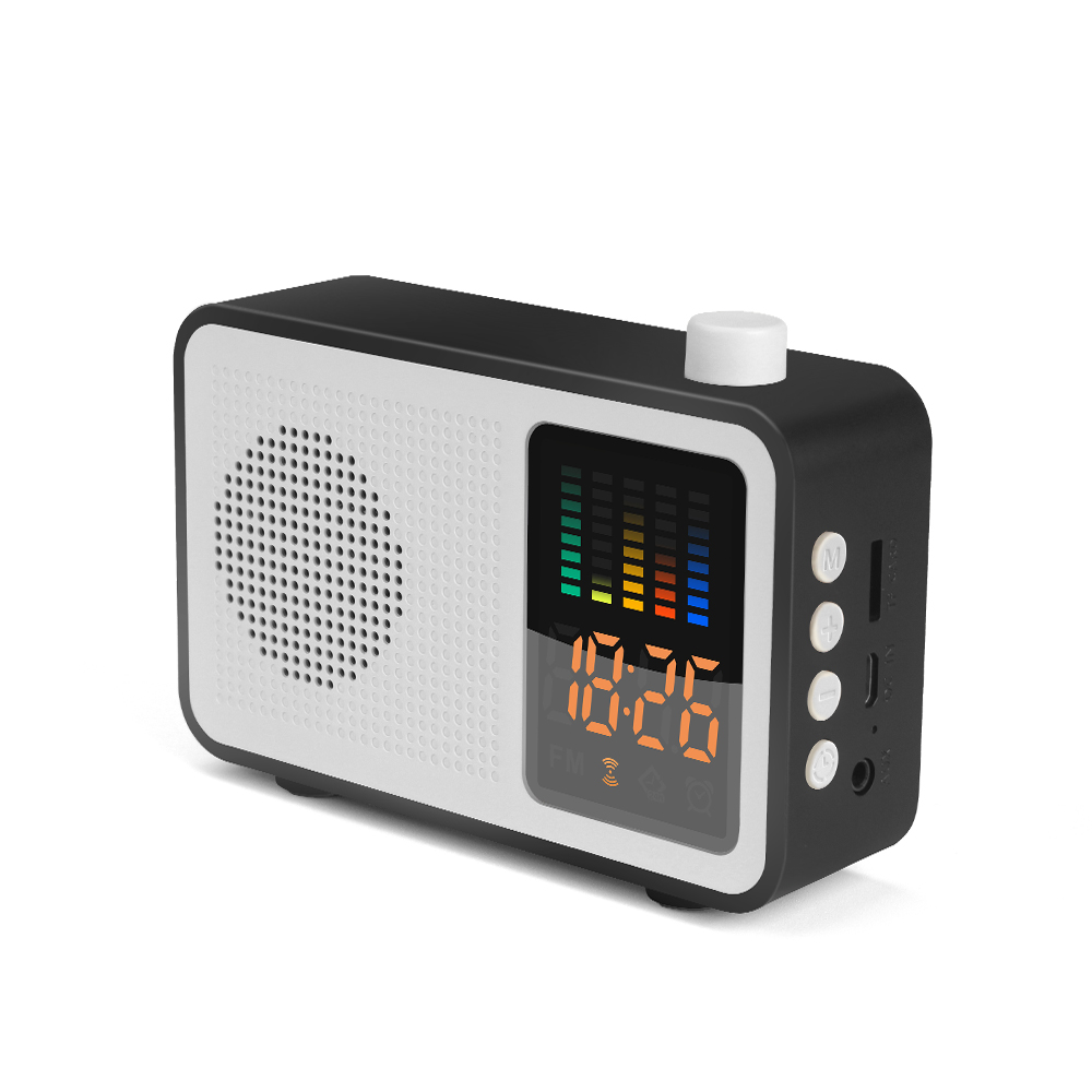 M20 CLASSICAL RADIO BLUETOOTH SPEAKER WITH CLOCK AND TF CARD