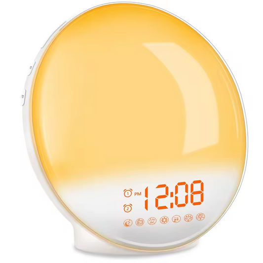 ZH116 Smart Wake Up LED Light Sunrise Alarm Clock Lamp Lights For Kids Adults Bedrooms