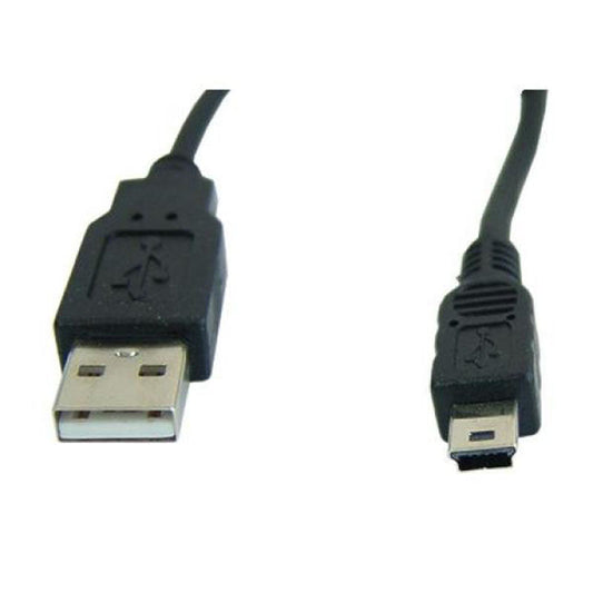 CUSB2-AM506 - USB CABLE A MALE TO MINI B MALE 6FT BLACK