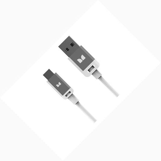 133010-00 - USB CABLE A MALE TO MICRO B MALE 3FT WHITE