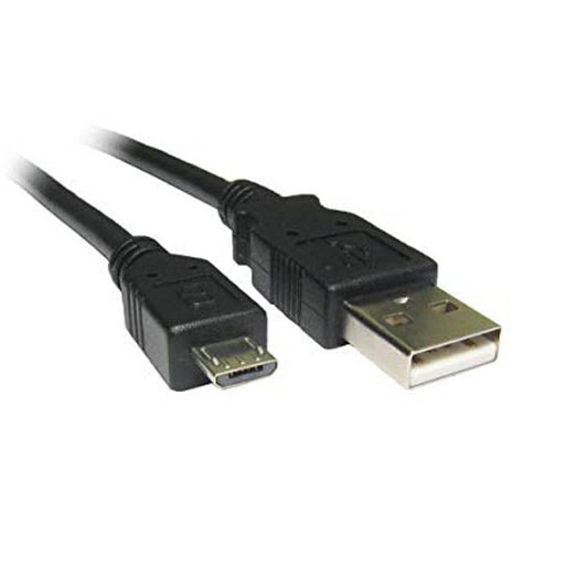 CUSB2-MICB01 - USB CABLE A MALE TO MICRO B MALE 1FT BLACK