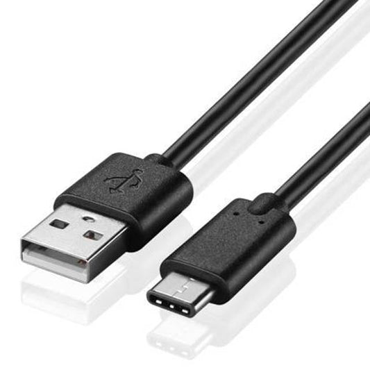 CA-2564BC - USB CABLE A MALE TO C MALE 3.3FT BLACK/WHITE