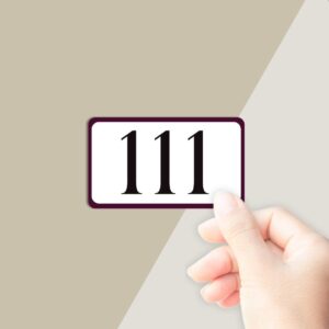 111 Sticker
