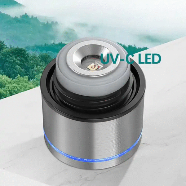 Stainless Steel Purifier Self Cleaning Water Bottle - Image 3