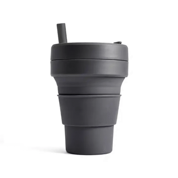 Collapsible Travel Cup Silicone Folding Camping Cup - Image 3