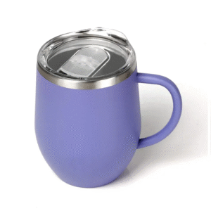 12Oz Double Wall Stainless Steel Insulated Cup with handles
