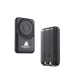 P226 Light Up Logo Magsafe Wireless Power Bank 10000mAh Wireless Charger 15W with Built-in 2 Cables and Digital Display