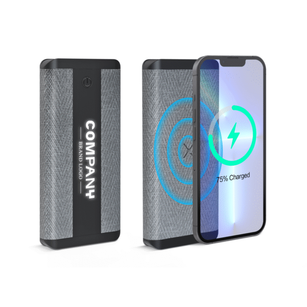 P220 10000mAh Luminous Logo Wireless Charging Power Bank - Image 2