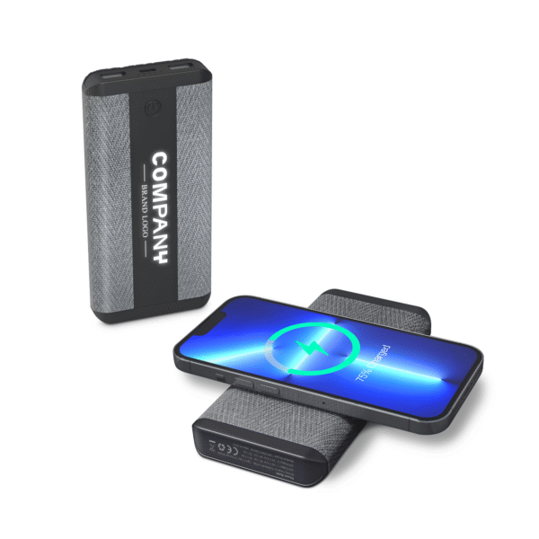 P220 10000mAh Luminous Logo Wireless Charging Power Bank - Image 3