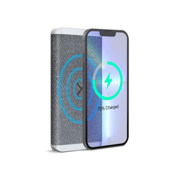 P221 Wireless Power Bank 10000mAh With PU/RPET/ECO Material - Image 3