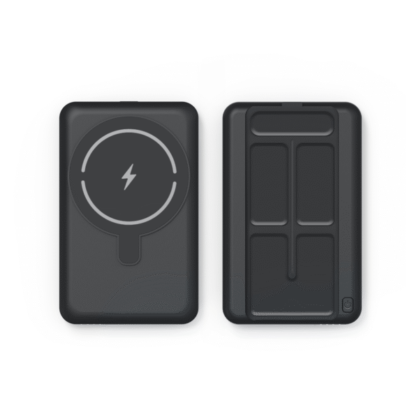 P218 MAGSAFE WIRELESS QUICK CHARGE POWERBANK 5000MAH WITH PHONE STAND - Image 2
