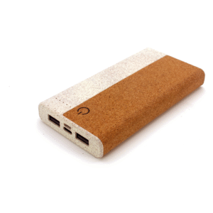 P202-WS ECO-Friendly Cork & Wheat Straw Contrast Color Wireless Power Bank 10000mAh