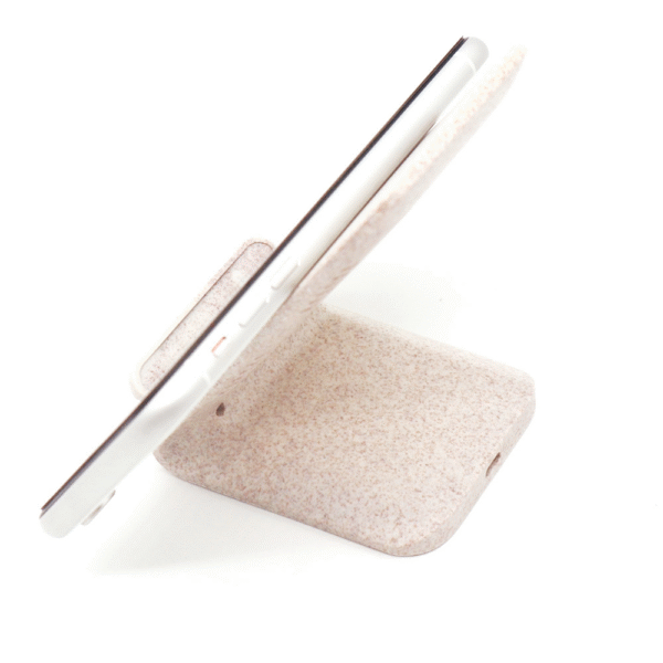 W23 WHEAT STRAW DUAL COIL WIRELSS CHARGER 10W - Image 5