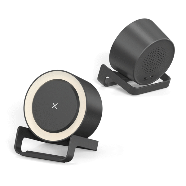 M35W NIGHT LIGHT BLUETOOTH SPEAKER WIRELESS CHARGER WITH MOBILE STAND - Image 2
