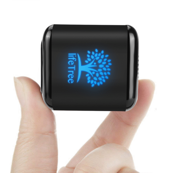 M23 MINI CUBE BLUETOOTH SPEAKER WITH LIGHT UP LOGO - Image 2