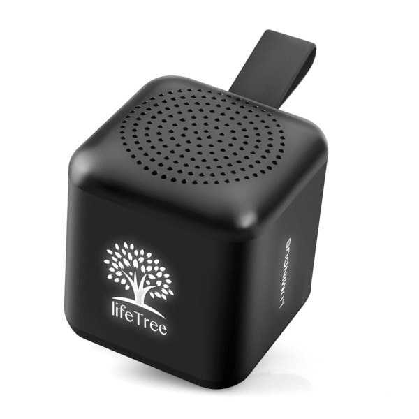 M23 MINI CUBE BLUETOOTH SPEAKER WITH LIGHT UP LOGO - Image 3