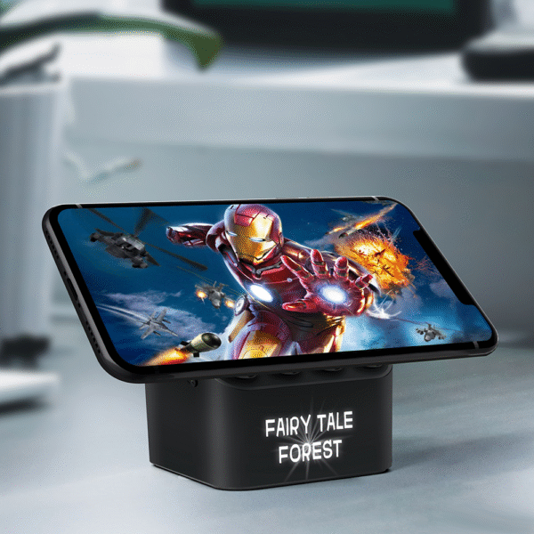 M1FL BLUETOOTH SPEAKER WITH WIRELESS CHARGER AND LIGHT UP LOGO - Image 8