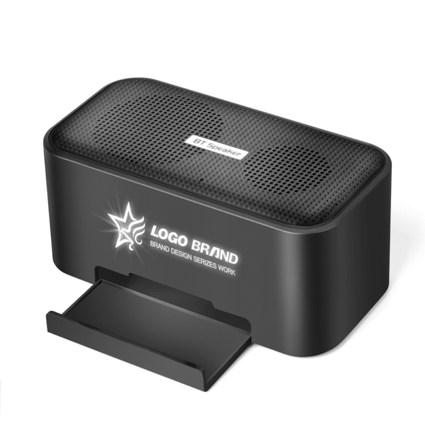 M6L MOBILE STAND BLUETOOTH SPEAKER WITH LIGHT UP LOGO - Image 2