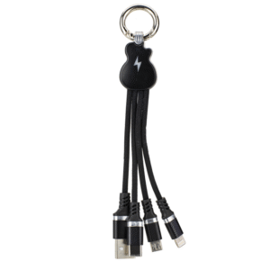 C20 3 IN 1 CHARGING CABLE WITH LIGHT UP LOGO