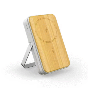 P302W Magnetic Power Bank 10000mah Wooden Powerbank Portable Charger Magnet for iphone 14 13