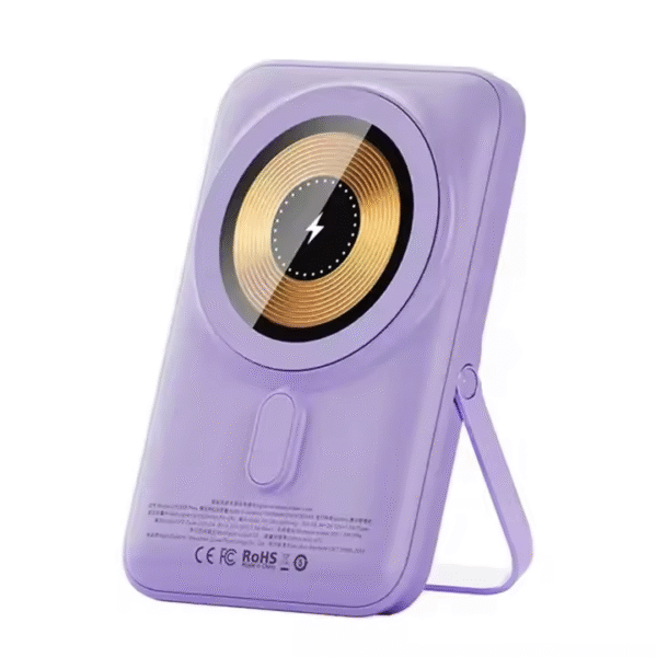 P305 10000mAh 15W Wireless Magnetic Power Bank With Phone Stand PD 20W Fast Charge - Image 4