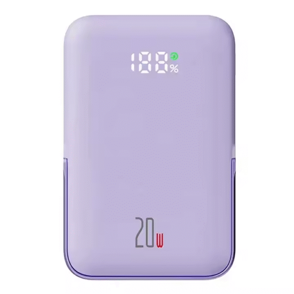P305 10000mAh 15W Wireless Magnetic Power Bank With Phone Stand PD 20W Fast Charge - Image 5