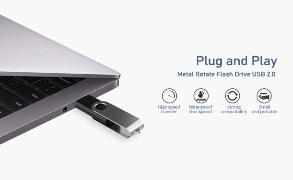 Swivel USB A USB Flash Drives - Image 5