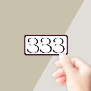 333 Sticker