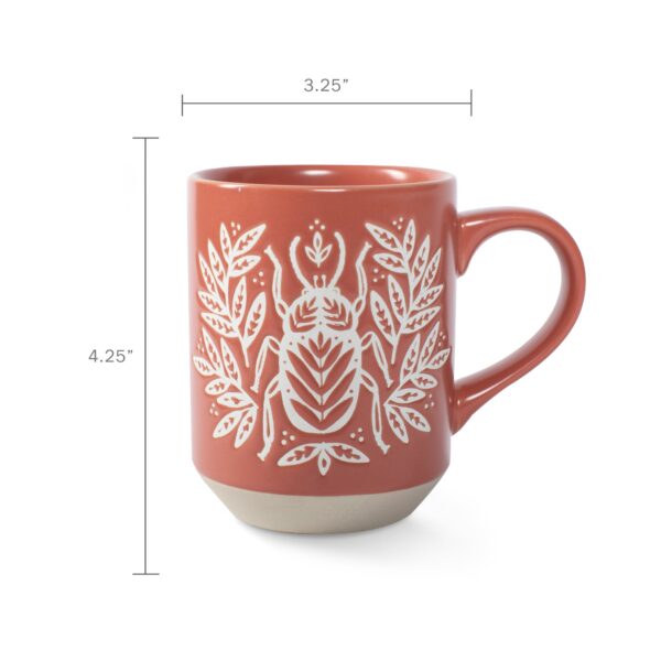 JT BEETLE STONEWARE MUG - Image 3