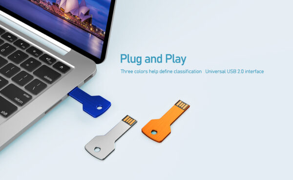 16GB Metal Key Shape USB Flash Drives - Image 4