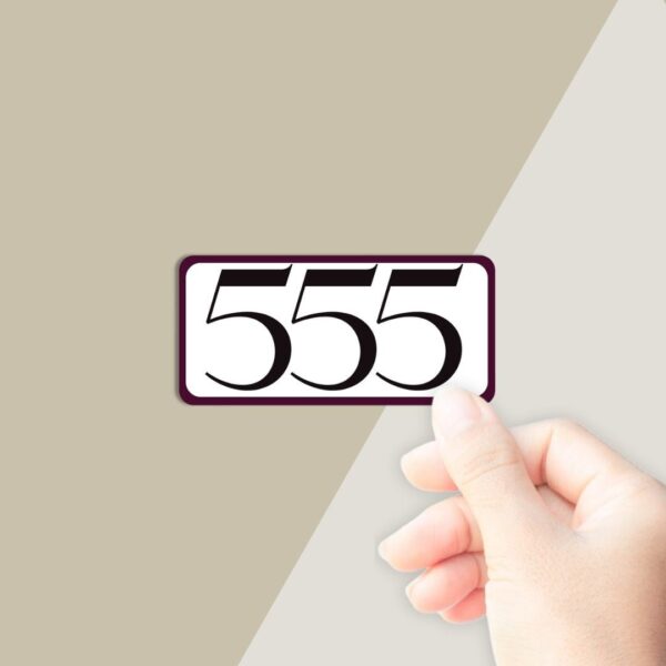 555 Sticker