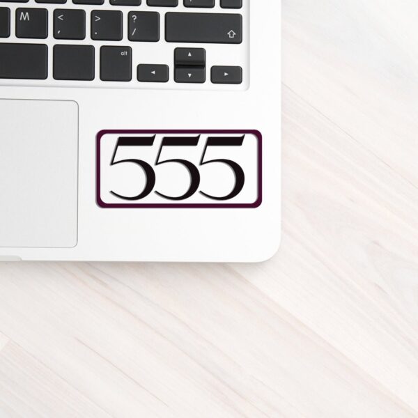 555 Sticker - Image 3