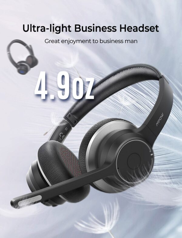 Mpow HC5 Bluetooth Headset with Microphone - Image 8