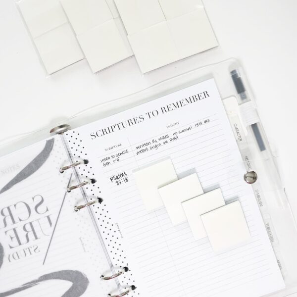 Transparent Sticky Notes Set | 1.5 x 1.5 - Image 2