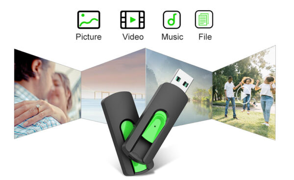 Plastic USB A USB Flash Drives - Image 2