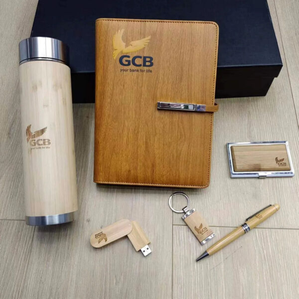 ECO Promotional Item Custom logo Bamboo Gift Set - Image 5