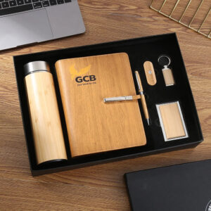 ECO Promotional Item Custom logo Bamboo Gift Set