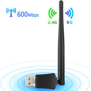 Plug & Play 802.11AC 2.4Ghz 5Ghz Dual Band USB2.0 600Mbps Free Driver Wireless Network USB WiFi Dongle