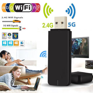 Unique Mini 1200Mbps 2.4g 5g Wireless WiFi USB Dongle with MTK7612U Chipset
