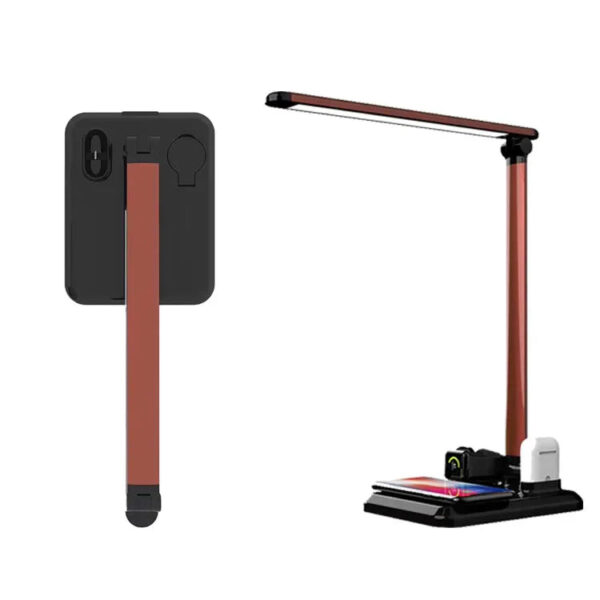 4 in 1 Portable Foldable Fast Wireless Charging Station LED Desk Lamp for iPhone 14/13Pro - Image 8