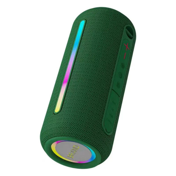 Wireless Bluetooth Speakers For Smart Phone Fabric Portable Gift Set Stereo LED Bluetooth Speaker With Woofer - Image 2