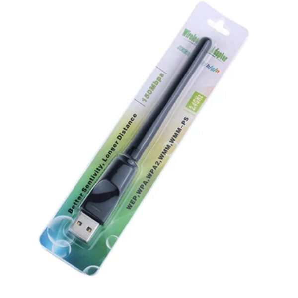 150Mbps MT7601 Wireless Network Card Mini USB WiFi Adapter Ethernet LAN Wi-Fi Receiver Dongle for PC Desktop Laptop 2.4GHz - Image 2