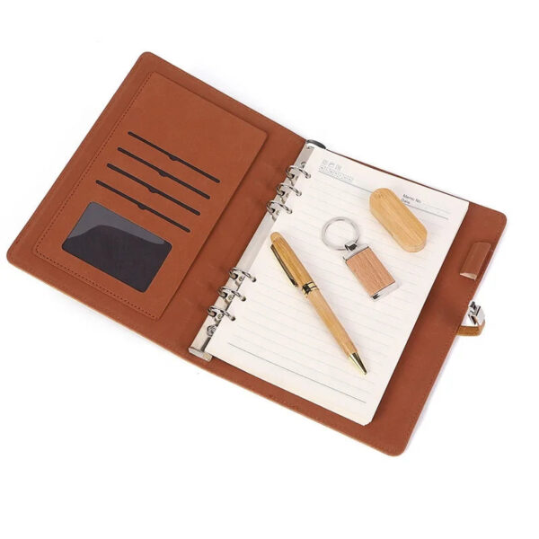 ECO Promotional Item Custom logo Bamboo Gift Set - Image 6