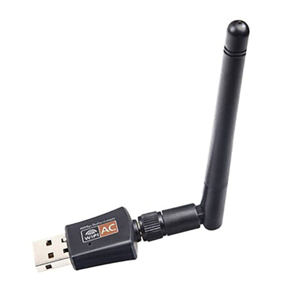 USB2.0 600Mbps Mini Wifi Adapter USB 5.8GHz 2.4GHz Receiver Wireless Network Card Lan Wi-Fi High Speed Antenna