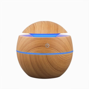 Humidifier Wood Ultrasonic 130ML Electric Air Aroma Diffuser Air Humidifier Essential Oil Aromatherapy Cool Mist Maker For Home