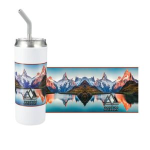 20 Oz. Marka Copper Vac Tumbler With SS straw (Q112422)