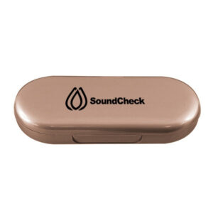 Metallic Wired Earbuds With Clamshell Case (Q144522)