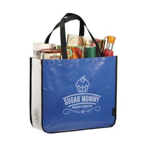 Laminated Non-Woven Large Shopper Tote (Q146255)